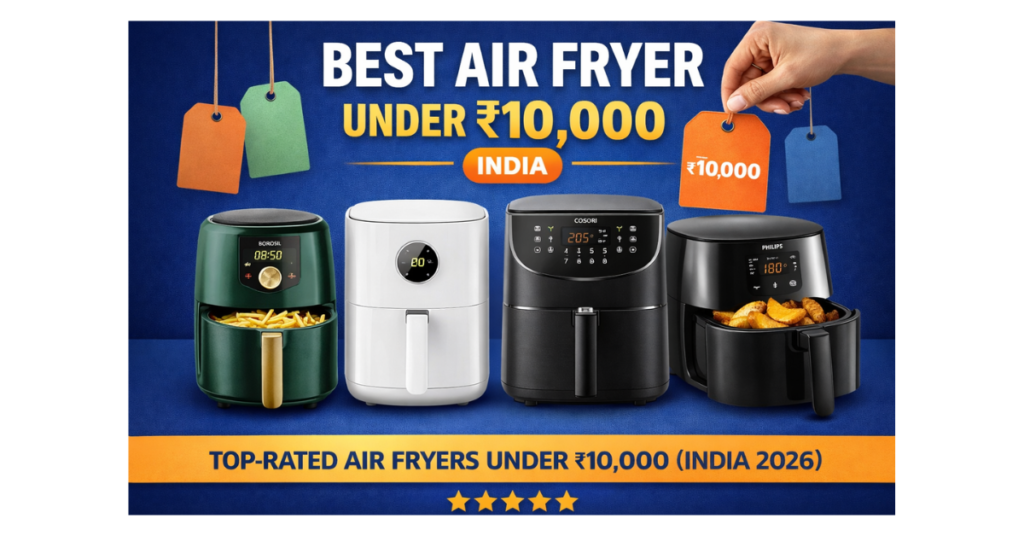 Best air fryer under 10000 India 2026 comparison