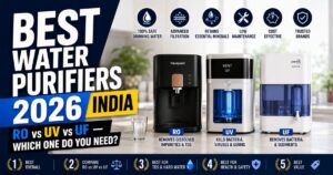 Best Water Purifiers 2026 India: RO vs UV vs UF — Which One Do You Need? 2 Best Water Purifiers 2026 India