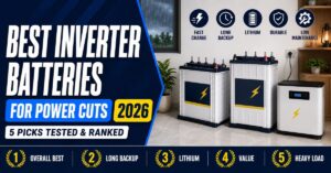Best Inverter Batteries for Monsoon Power Cuts 2026: Top Picks for Indian Homes 2 best inverter battery monsoon 2026