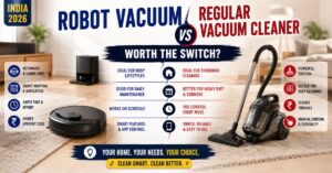 Robot Vacuum vs Regular Vacuum Cleaner India 2026